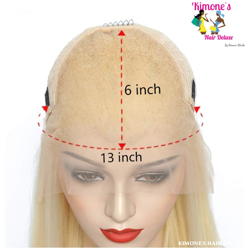 13X6 613 Transparent Blonde Bodywave 180% 12A Grade Pre Plucked Virgin Wig 200168148