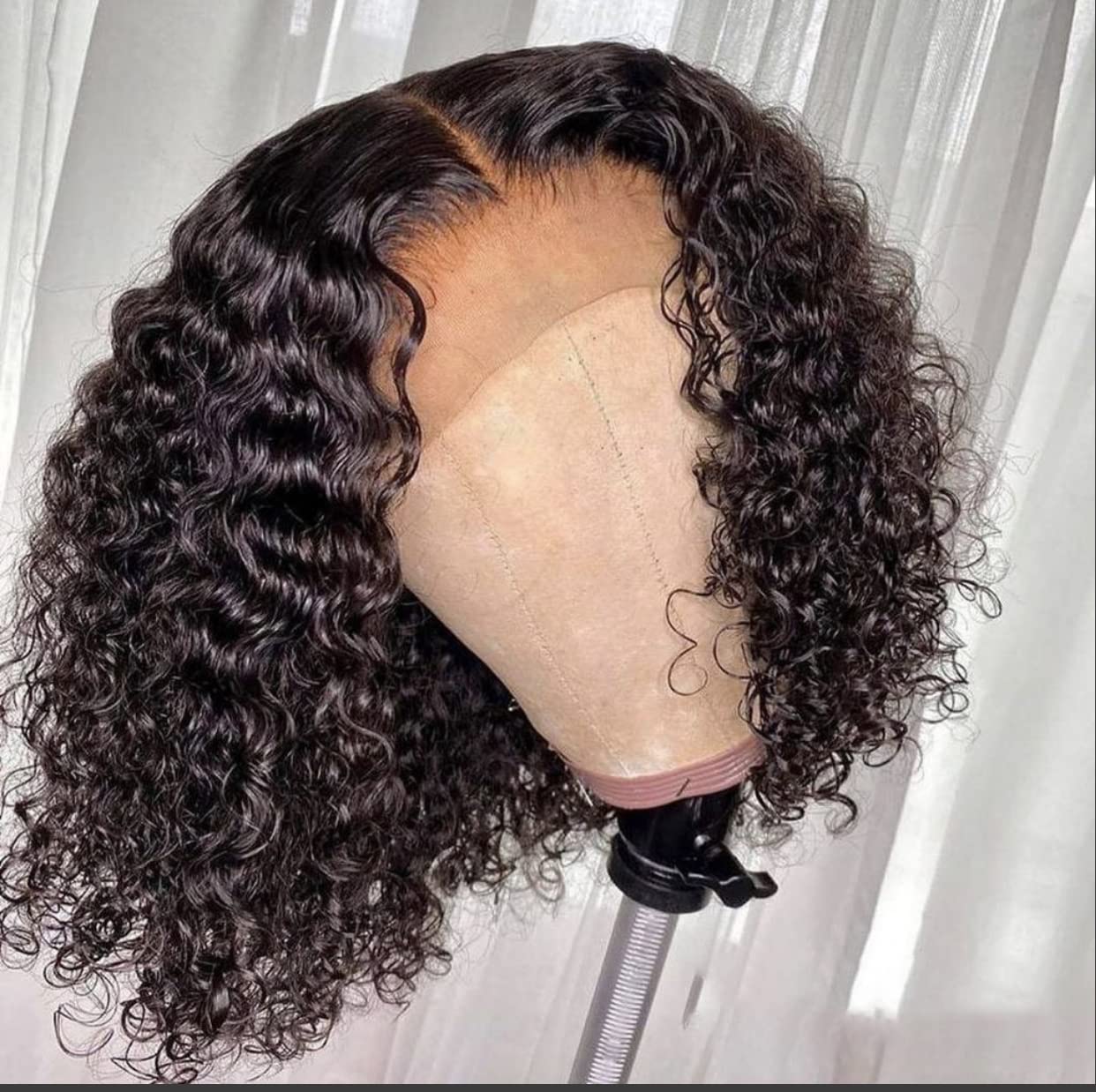 13x4 HD Water wave Bob Wig With Pre Plucked Hairline 150%  8-14in