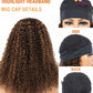 Deep Wave Headband Wig With Highlights #2/27 Human Hair Ombre 200168148