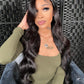 13x6 HD 10A Natural Black 200% Lace Front Straight Wigs 12-26 in
