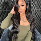 13x6 HD 10A Natural Black 200% Lace Front Straight Pelucas 12-26 in